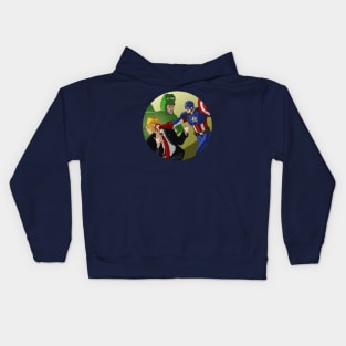 Cap Punching Trump Kids Hoodie